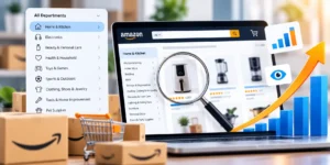 Amazon Category Selection Affects Product Search Banner