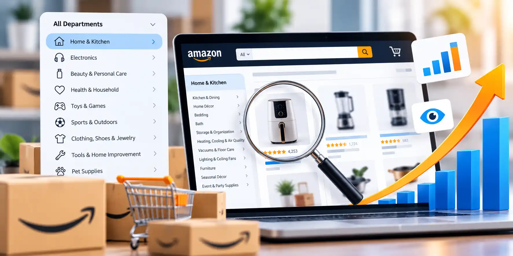 How Amazon Category Selection Affects Product Search Visibility