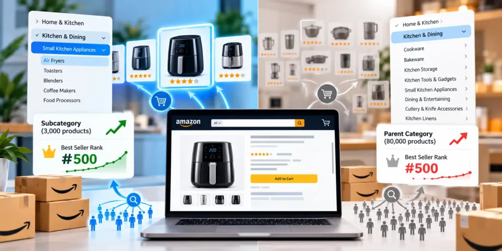 Amazon Category Selection Affects Product Search Image Amazon Category Selection Affects Product Search Image