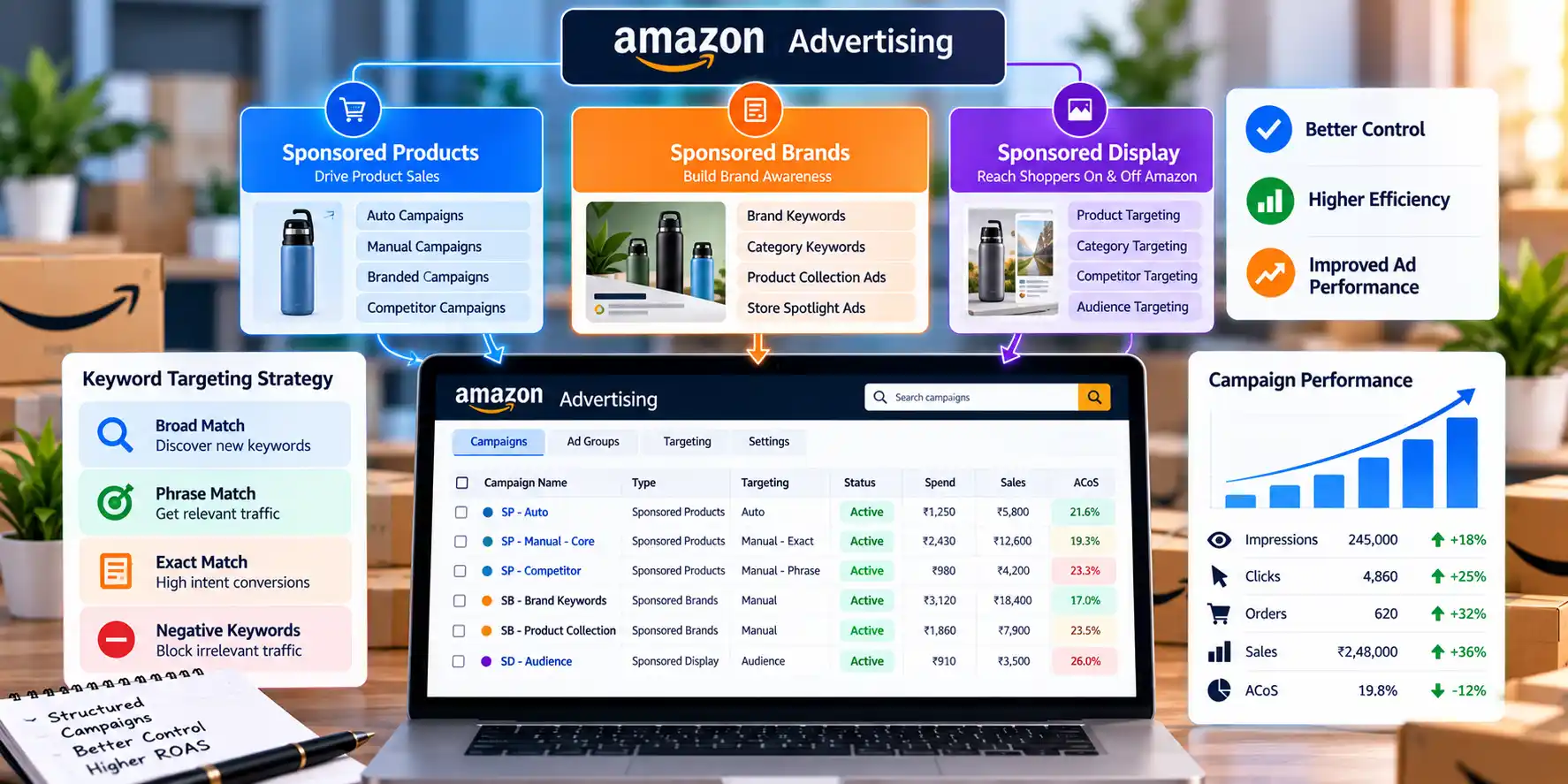 Amazon PPC Campaign Structure: How to Organize Campaigns for Better Control