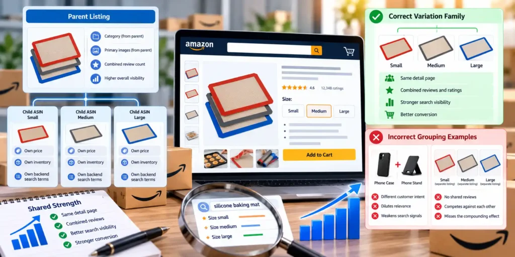 Amazon Product Variations Can Affect SEO Image Amazon Product Variations Can Affect SEO Image