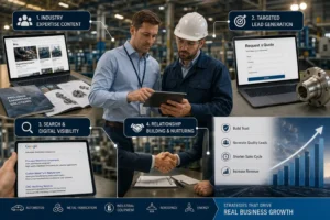 B2B Manufacturing Marketing Strategies Banner