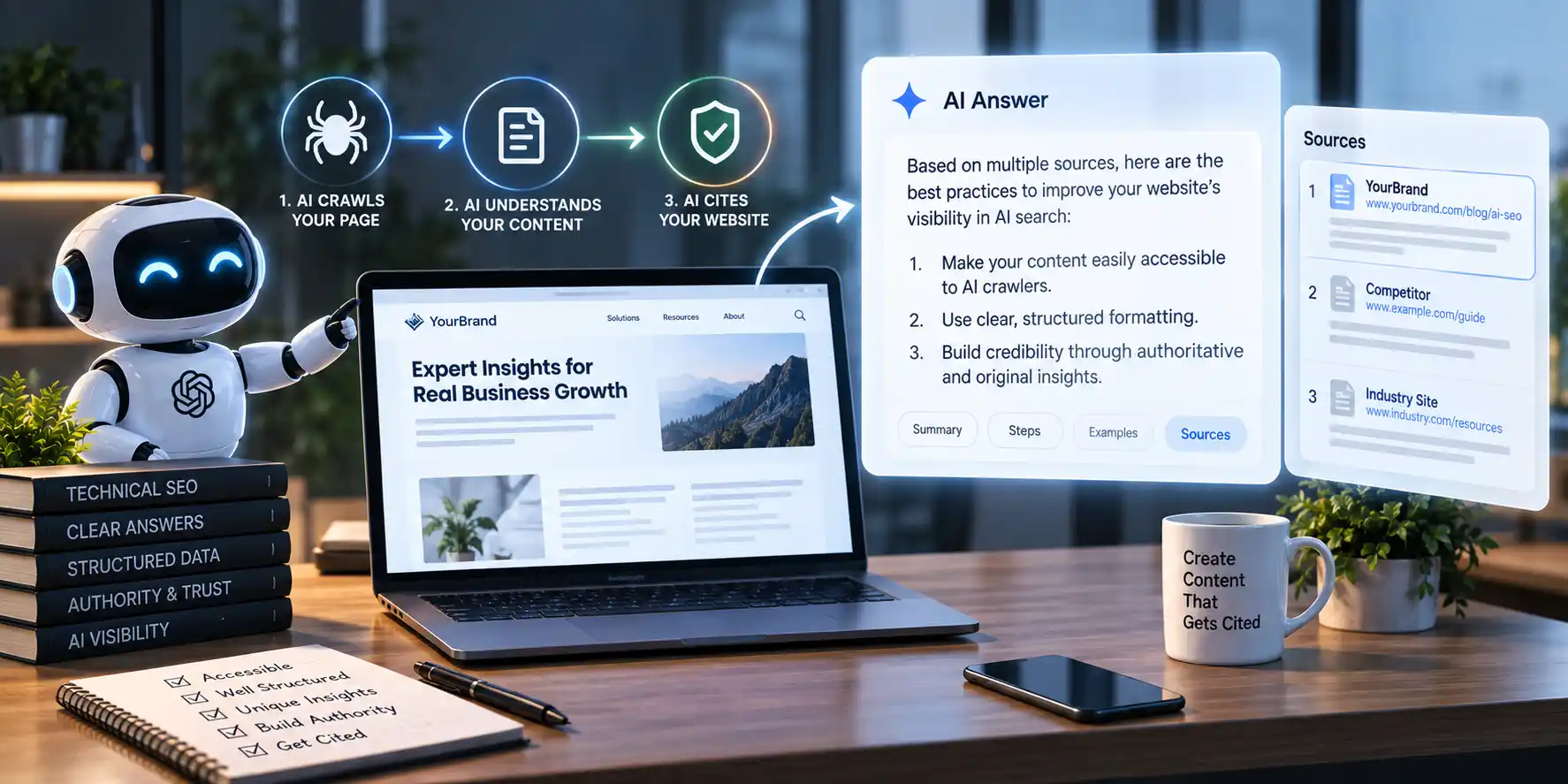 How to Get Your Website Cited in AI-Generated Answers