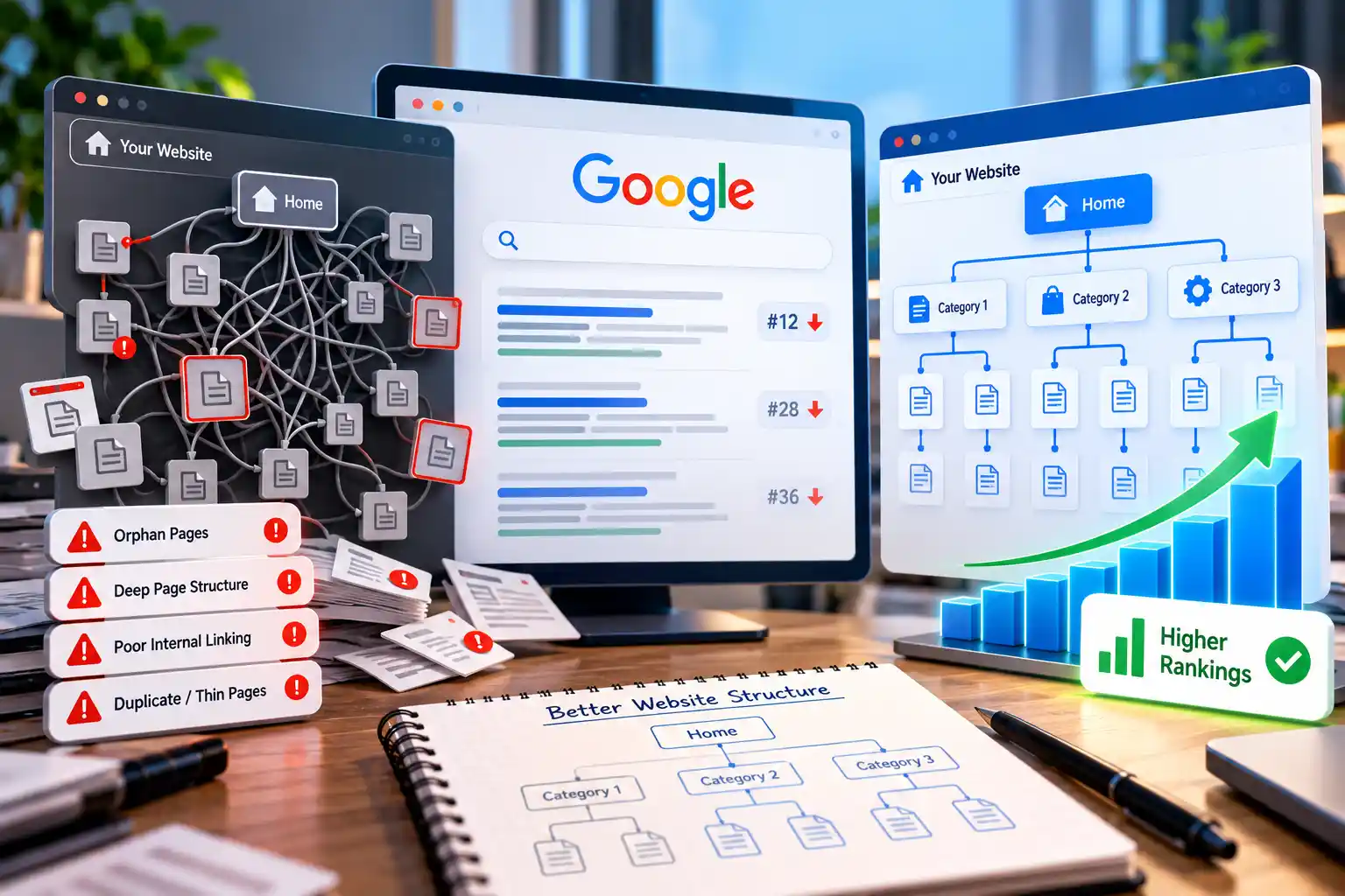 How Poor Website Structure Can Hurt Your SEO Rankings