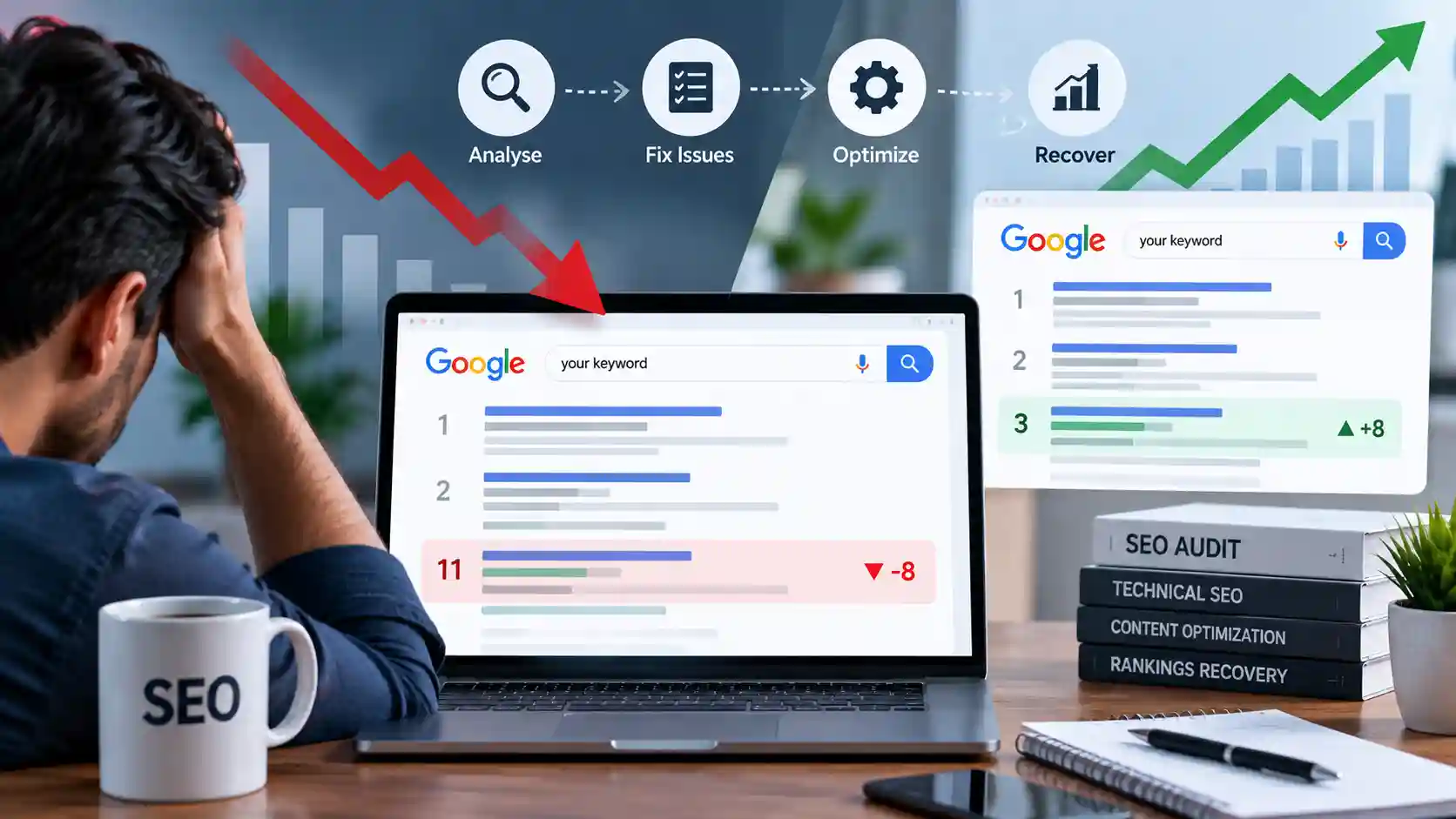 How to Recover from a Sudden Drop in Google Rankings